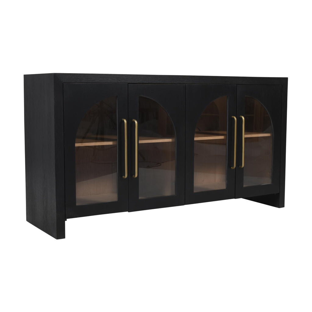 Archimedes 70" Console in Ebony Oak