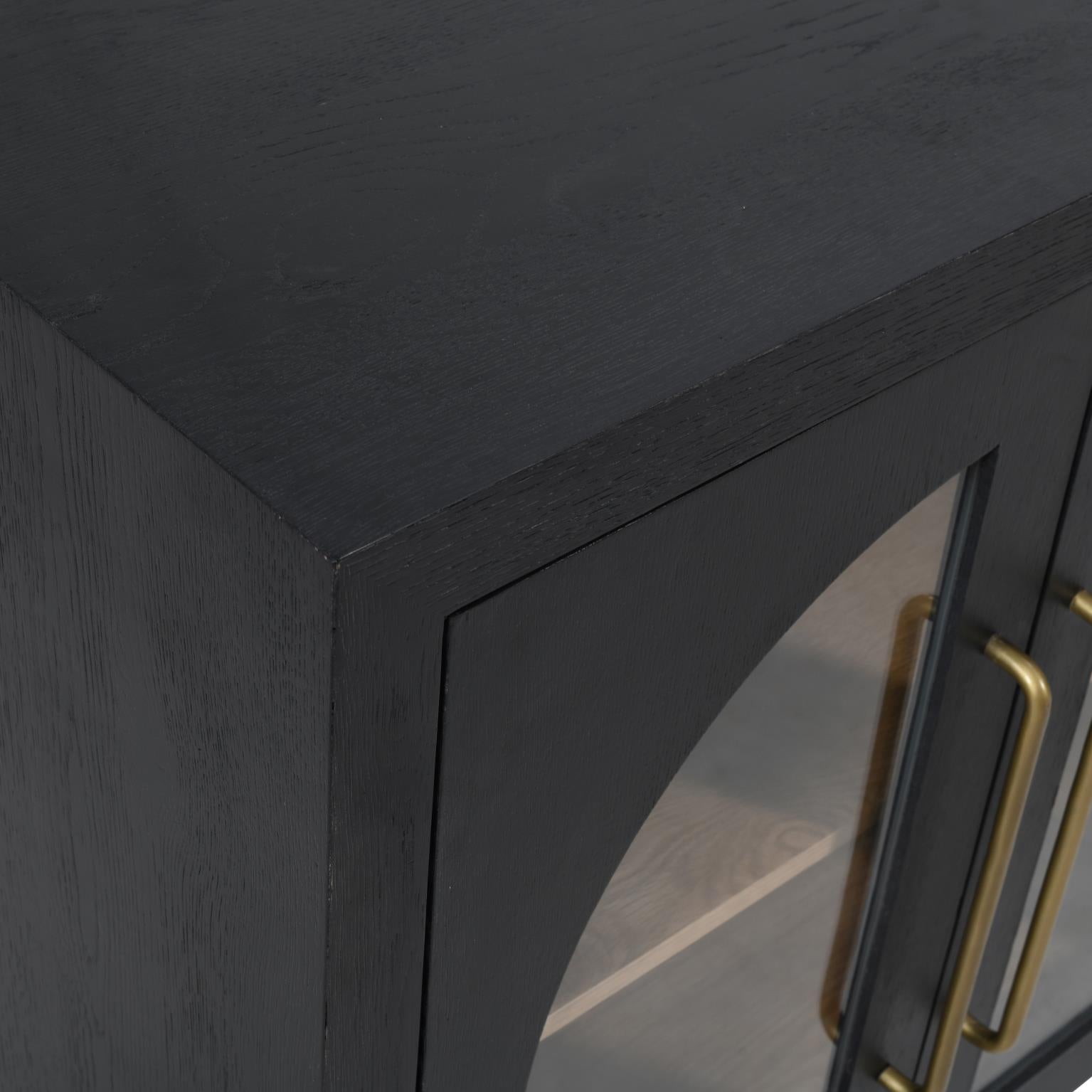 Archimedes 70" Console in Ebony Oak