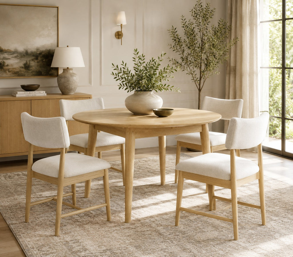 Percy Natural Drop Leaf Table