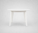 Percy White Drop Leaf Table