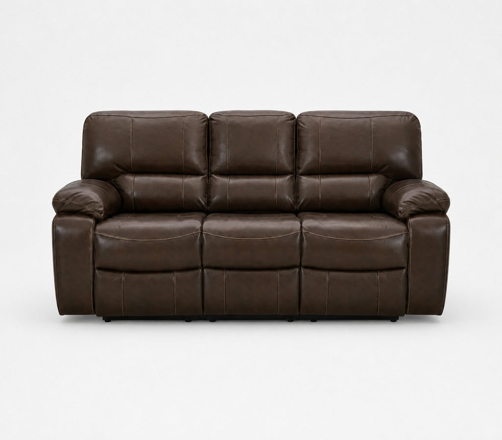 Charles Power Reclining Sofa in Coffee Bolero