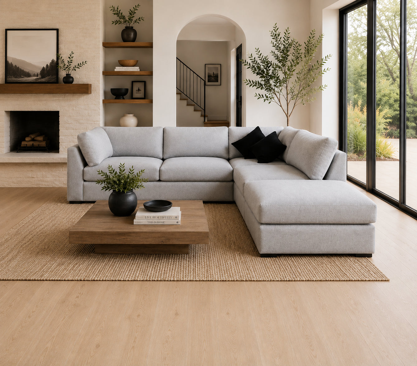 Cedar 5pc Sectional