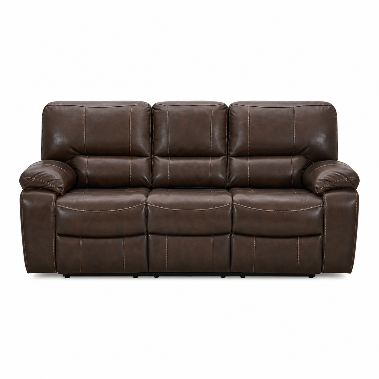 Charles Power Reclining Sofa in Coffee Bolero