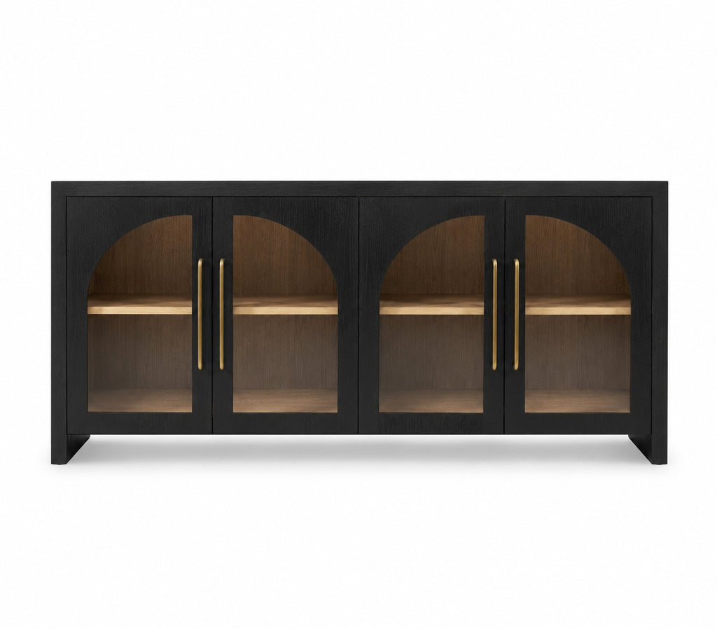Archimedes 70" Console in Ebony Oak