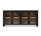 Archimedes 70" Console in Ebony Oak
