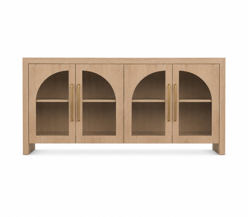 Archimedes 60" Console in Natural Oak