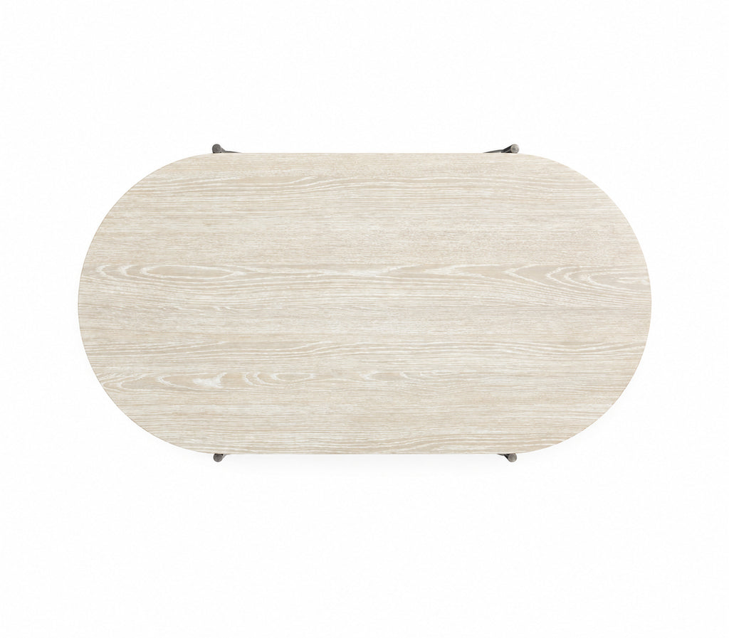 Jennings Oval Cocktail Table w/2 Ottomans (Uph. Seat)