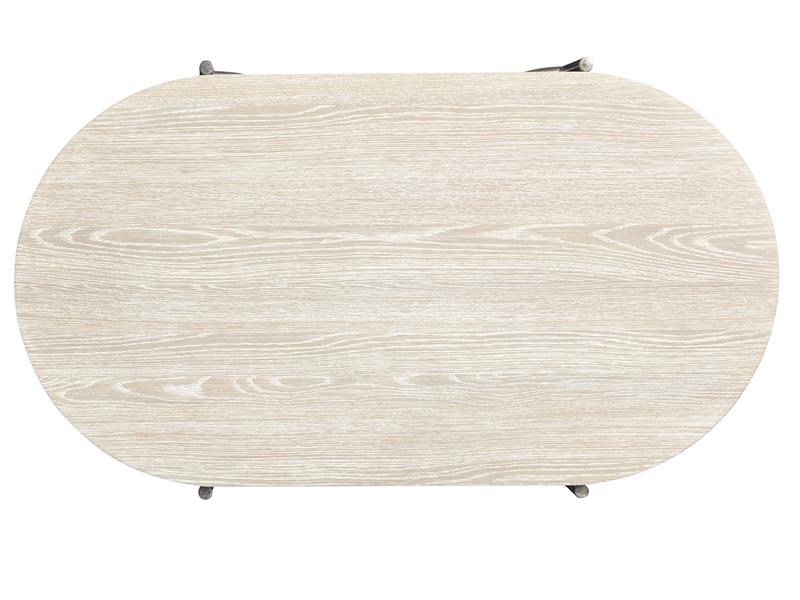 Jennings Oval Cocktail Table w/2 Ottomans (Uph. Seat)