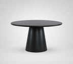 Nash 50" Round Dining Table Black