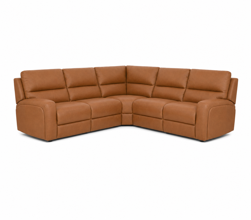 Turner Power Reclining Sectional – Oslo Antelope