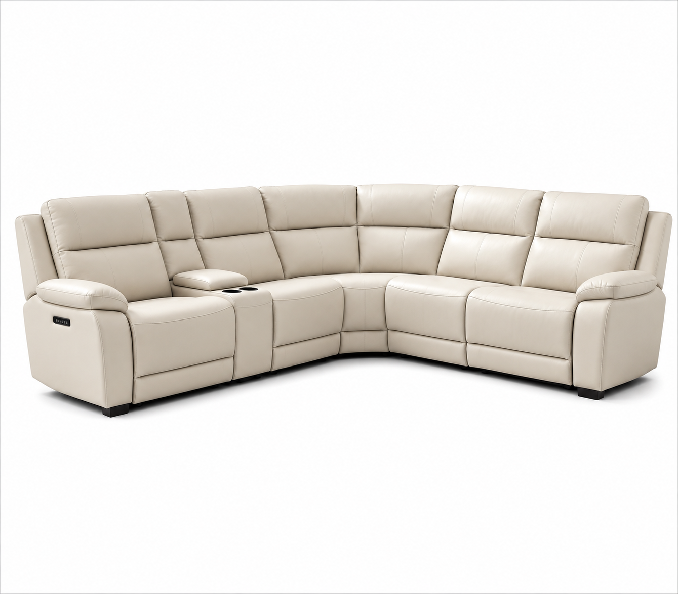 Windsor 6-Piece Reclining Sectional – Alabaster