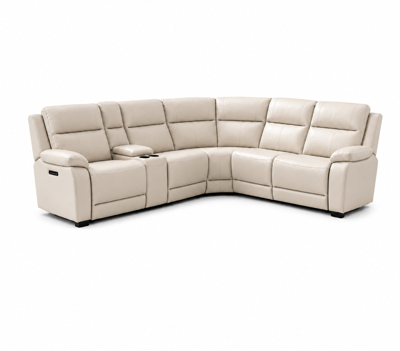Windsor 6-Piece Reclining Sectional – Alabaster