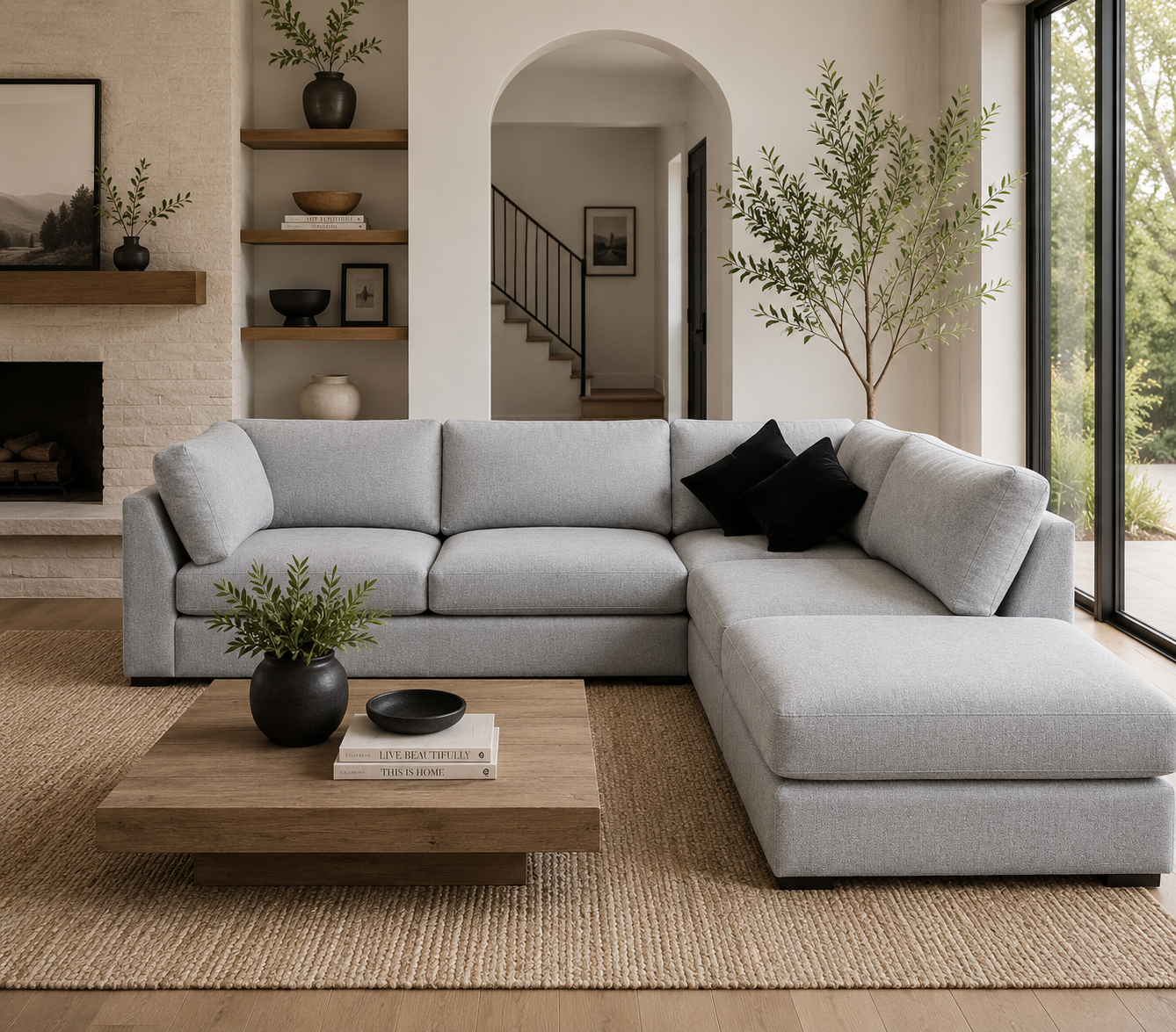 Cedar 5pc Sectional